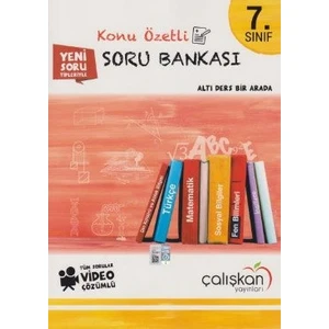 Çalışkan Yayınları 7. Sınıf Tüm Dersler Video Çözümlü Soru Bankası