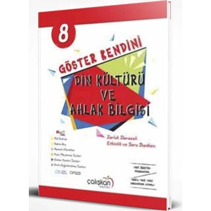 Çalışkan Yayınları 8. Sınıf Din Kültürü ve Ahlak Bilgisi Göster Kendini Soru Bankası