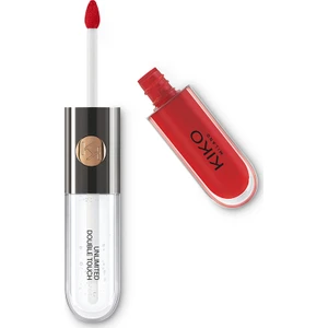 Kiko Milano Ruj - Unlımıted Double Touch - 107 Cherry Red - Uzun Süre Kalıcı Parlak / Mat Likit Lipstick