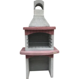Barbekü Özkoca Bims Beton Barbekü 80'lik Davlumbazlı Model