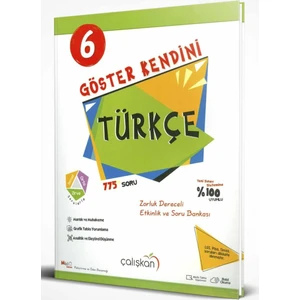 Çalışkan Yayınları 6. Sınıf Türkçe Göster Kendini Soru Bankası