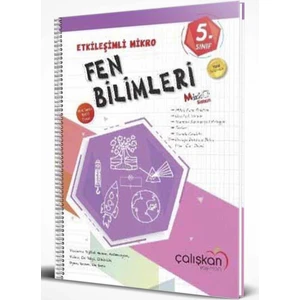 Çalışkan Yayınları 5. Sınıf Fen Bilimleri Etkileşimli Mikro Defter
