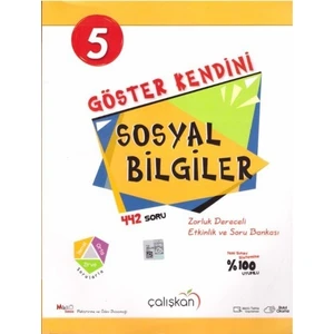 Çalışkan Yayınları 5. Sınıf Sosyal Bilgiler Göster Kendini Soru Bankası