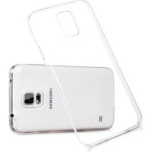 Tekno Grup Samsung Galaxy S5 Silikon Kılıf + Cam Ekran Koruyucu Şeffaf