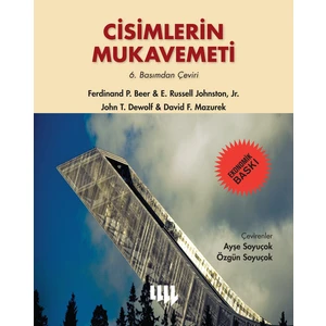 Cisimlerin Mukavemeti  6.Basımdan Çeviri Ekonomik Baskı - Ferdinand P Beer