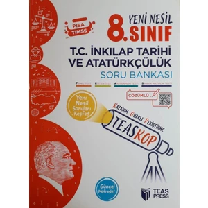 Teas Press 8. Sınıf Teaskop İnkılap Tarihi ve Atatürkçülük Soru Bankası