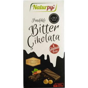 Glutensiz Fındıklı Bitter Çikolata 100 gr