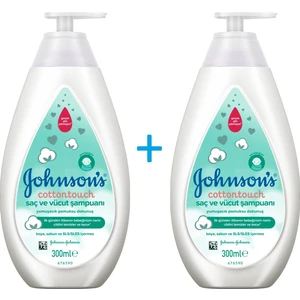 Johnson`s Cottontouch Yenidoğan Saç & Vücut Şampuanı 300 ml - 2 Adet
