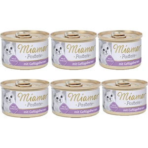 Pastete Yürekli 85 g Kedi Konserve Maması 6'lı Ekonomik Paket