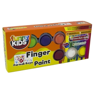Funny Kids Parmak Boyası Seti 12 x 25 ml