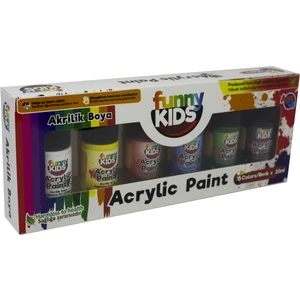 Funny Kids Akrilik Boya Seti 6 x 20 ml