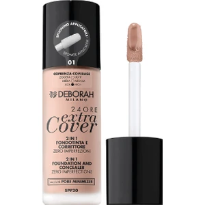 24 Ore Extra Cover Fondöten No:01 Fair SPF20