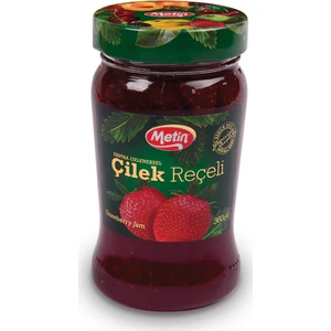 360 Gr Çilek Reçeli Cam Kavanoz