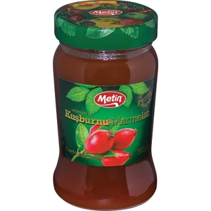 360 Gr Kuşburnu Marmelati Cam Kavanoz