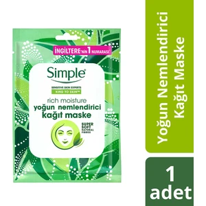Kind To Skin Hassas Ciltlere Uygun Yoğun Nemlendirici Kağıt Maske 21 Ml