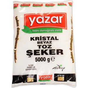 Toz Şeker Kristal 5 kg x 3