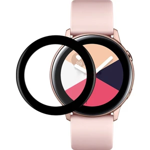 Samsung Galaxy Watch Active R500 Tam Kaplayan Kavisli Ekran Koruyucu - Siyah
