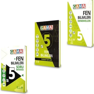 Gama Yayınları 5. Sınıf Fen Bilimleri Soru Bankası Set-2020