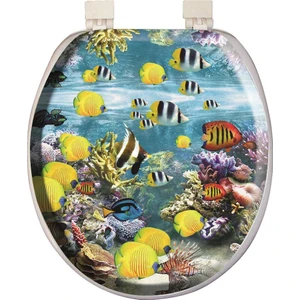 Classic Desenli Yumuşak Klozet Kapağı