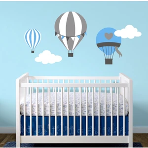 Tilki Dünyası Dekoratif Uçan Balonlar Bebek ve Çocuk Odası Duvar Sticker