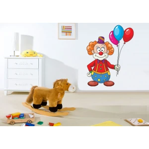 Tilki Dünyası Palyaço Duvar Sticker