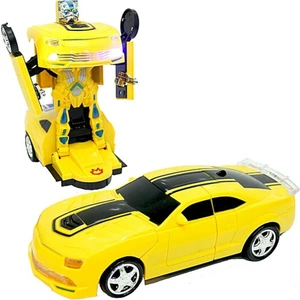Can Oyuncak Pilli Kendi Dönüşen Transformers Bumblebee Oyuncak