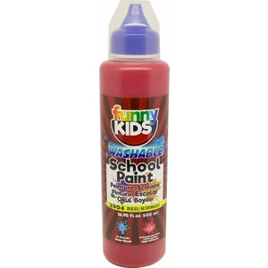 Funny Kids Yıkanabilir Okul Boyası 500 ml - 2904 Kırmızı