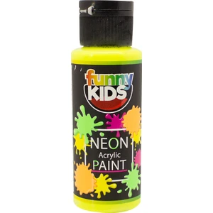 Funny Kids Neon Akrilik Boya 70 cc - 4800 Sarı