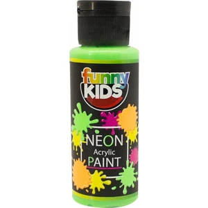 Funny Kids Neon Akrilik Boya 70 cc - 4804 Yeşil