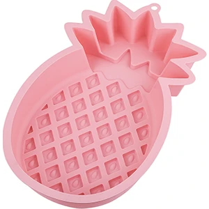 Tanti̇toni̇ Açık Pembe Ananas Şekilli Silikon Kek Kalıbı