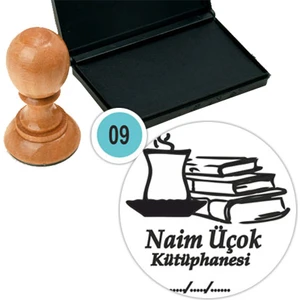 Baskı Life Kişiye Özel Kitap Damgası Kitap Mührü Kaşe Kitap Mühür Özel Damga 09