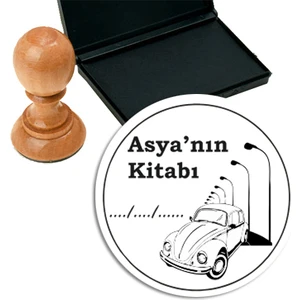 Baskı Life Kişiye Özel Kitap Damgası Kitap Mührü Kaşe Kitap Mühür Özel Damga 02