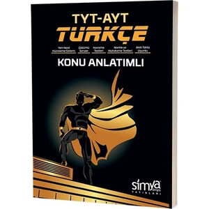 Simya Yayınları  12.Sınıf Türkçe AYT - TYT Konu Anlatım Kitabı