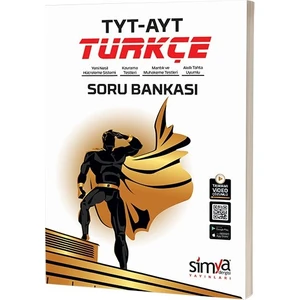 Simya Yayınları  12.Sınıf Türkçe AYT - TYT Soru Bankası Kitabı
