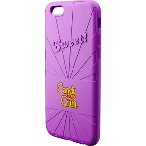 Candy Crush Apple iPhone 6/6S Üzüm Silikon Kılıf - Turuncu