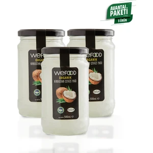 Organik Hindistan Cevizi Yağı 300 ml - 3'lü