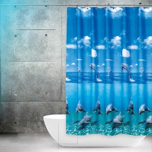 Dolphin Banyo Perdesi, Duş Perdesi Çift Kanat 120X200CM