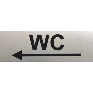 Se -Dizayn Wc Tuvalet Tabelası Kapı Yönlendirme Levhası 15cm X 5cm