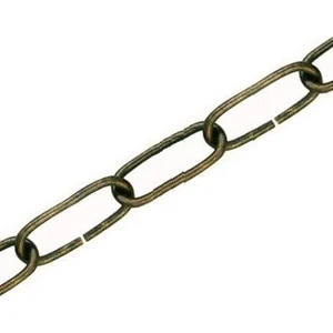 Avize Zinciri, 5 Metre, Askı Zinciri, Antik Sarı Renk, Eskitme Renk, Metal Zincir