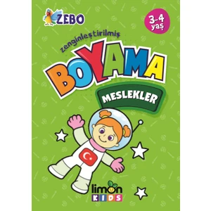 LimonKIDS 3-4 Yaş Zenginleştirilmiş Boyama - Meslekler