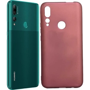 Tekno Grup Huawei Y9 Prime 2019 Kılıf Mat Premium Silikon Kılıf - Bordo