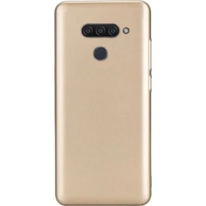 Tekno Grup LG Q60 Kılıf Mat Premium Silikon Kılıf - Gold
