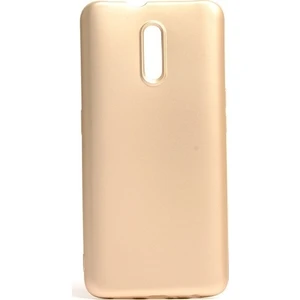 Tekno Grup Oppo Reno Kılıf Mat Premium Silikon Kılıf - Gold