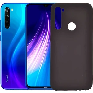Tekno Grup Xiaomi Redmi Note 8 Kılıf Mat Premium Silikon Kılıf - Siyah