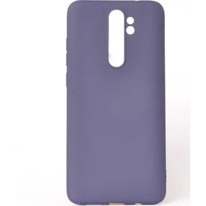 Tekno Grup Xiaomi Redmi Note 8 Pro Kılıf Mat Premium Silikon Kılıf - Lacivert