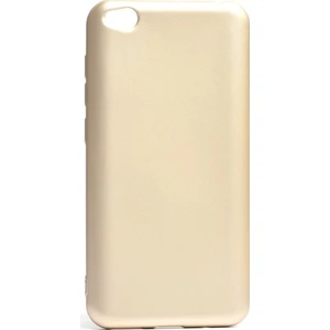 Tekno Grup Xiaomi Redmi Go Kılıf Mat Premium Silikon Kılıf - Gold