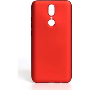 Tekno Grup Vestel Venüs V7 Kılıf Mat Premium Silikon Kılıf - Kırmızı + Cam Ekran Koruyucu