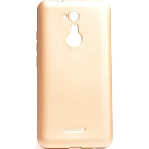 Tekno Grup Casper Via M3 Kılıf Mat Premium Silikon Kılıf - Gold + Cam Ekran Koruyucu