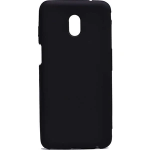 Tekno Grup Meizu M6S Kılıf Mat Premium Silikon Kılıf - Siyah + Cam Ekran Koruyucu