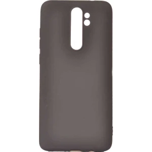 Tekno Grup Xiaomi Redmi Note 8 Pro Kılıf Mat Premium Silikon Kılıf - Siyah + Cam Ekran Koruyucu